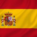 Drapeau espagne espagnol tissu flottant 1